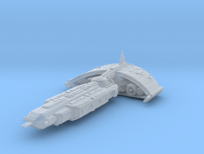 Stargate Achilles Battleship in Clear Ultra Fine Detail Plastic