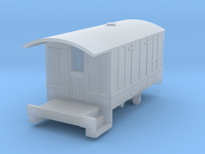 0-148fs-cavan-leitrim-4w-passenger-brakevan-body in Clear Ultra Fine Detail Plastic