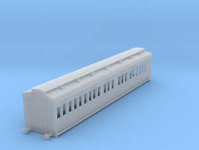 o-148fs-gcr-baggage-composite-coach in Clear Ultra Fine Detail Plastic