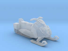 BF4 snowmobile 1/87 33mm in Clear Ultra Fine Detail Plastic