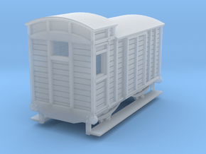 o-re-100-eskdale-brake-van in Clear Ultra Fine Detail Plastic