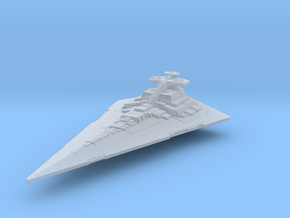 Imperial Praetor battle cruiser in Clear Ultra Fine Detail Plastic