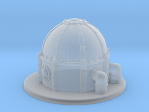 Industrial dome Epic WH40k 1.5" tall in Clear Ultra Fine Detail Plastic