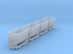 gb-100fs-guinness-brewery-ng-tipper-wagon in Clear Ultra Fine Detail Plastic