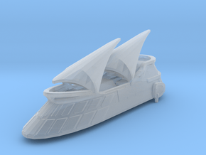Jabba`s Khetanna sail barge  in Clear Ultra Fine Detail Plastic