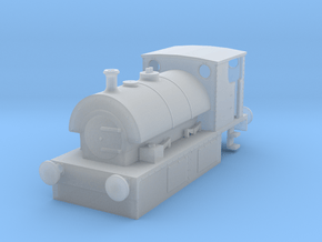 b-148fs-guinness-hudswell-clarke-steam-loco in Clear Ultra Fine Detail Plastic