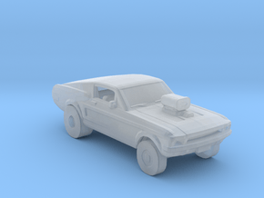 Mustang Gasser in Clear Ultra Fine Detail Plastic