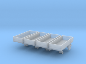 mh3-trailer-15ft-6ft-open-148fs-1-x4 in Clear Ultra Fine Detail Plastic