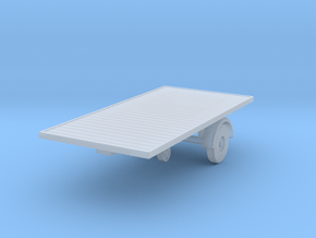 mh6-trailer-15ft-flat-76-1 in Clear Ultra Fine Detail Plastic