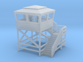 Observer / guard tower in Clear Ultra Fine Detail Plastic