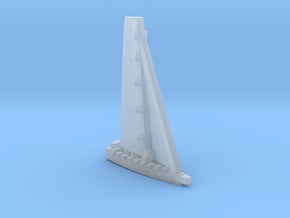 Racing yacht / MICRO, waterline in Clear Ultra Fine Detail Plastic