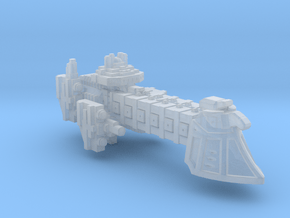 Battlefleet Gothic Devastator Light cruiser in Clear Ultra Fine Detail Plastic