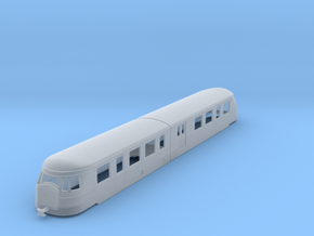 bl120-billard-a150d2-artic-railcar in Clear Ultra Fine Detail Plastic
