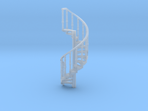 s-87fs-spiral-stairs-market-lr-2a in Clear Ultra Fine Detail Plastic