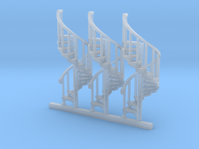s-100fs-spiral-stairs-market-x3 in Clear Ultra Fine Detail Plastic