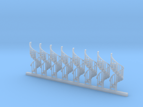 s-152fs-spiral-stairs-market-x8 in Clear Ultra Fine Detail Plastic