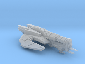 Nemesis Cylon corvette / Battlestar Galactica in Clear Ultra Fine Detail Plastic