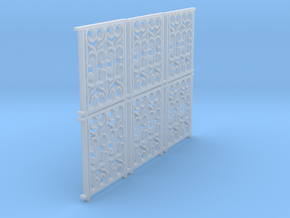 o-87-lswr-d414-27-folding-gate-set in Clear Ultra Fine Detail Plastic