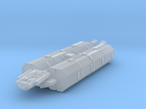 BSG Gemini freighter 4.27inch in Clear Ultra Fine Detail Plastic