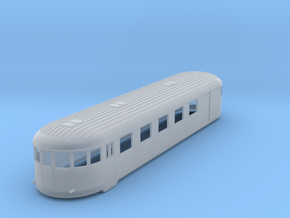 0-144fs-finnish-vr-dm7-railcar-trailer in Clear Ultra Fine Detail Plastic