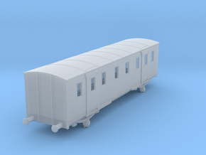 o-100-sncf-night-ferry-passenger-baggage-van in Clear Ultra Fine Detail Plastic