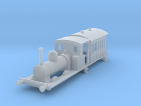 b-100-gswr-cl90-91-carriage-loco in Clear Ultra Fine Detail Plastic