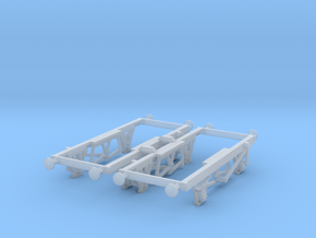 a-87-10ft-wagon-steel-chassis-1a in Clear Ultra Fine Detail Plastic