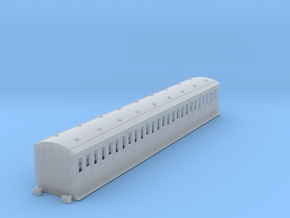 o-100-SR-IOW-lbscr-d72-9-compartment-all-3rd-coach in Clear Ultra Fine Detail Plastic