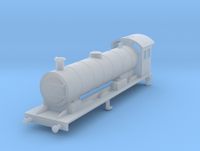 b100-ner-t2-q6-loco-50a-boiler in Clear Ultra Fine Detail Plastic