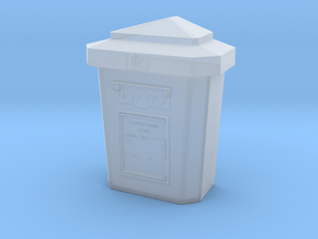 fp-12-french-postbox-30s-x1 in Clear Ultra Fine Detail Plastic