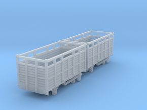 a-cl-152fs-cavan-leitrim-open-cattle-wagon in Clear Ultra Fine Detail Plastic