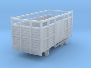 a-cl-100-cavan-leitrim-open-cattle-wagon-mod1 in Clear Ultra Fine Detail Plastic