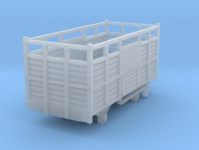 a-cl-100-cavan-leitrim-open-cattle-wagon-mod2 in Clear Ultra Fine Detail Plastic