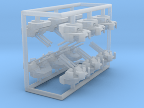 1/350 45mm/78 SM-20 Quad Mount (12x) in Clear Ultra Fine Detail Plastic