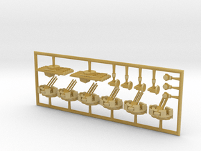 1/350 Shcherbakov Anti-Aircraft Armament in Tan Fine Detail Plastic