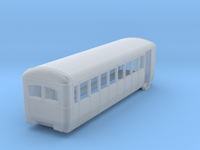 w-cl-100-west-clare-railcar-trailer-coach in Clear Ultra Fine Detail Plastic
