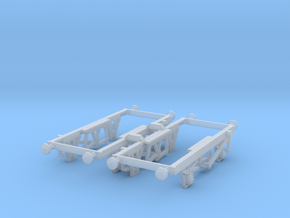 a-100-9ft-wagon-chassis-1b in Clear Ultra Fine Detail Plastic