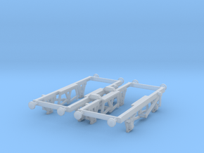 a-100-10ft-wagon-chassis-1b in Clear Ultra Fine Detail Plastic