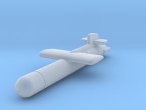 (1:144) LT 9.2 "Frosch" gliding torpedo in Clear Ultra Fine Detail Plastic