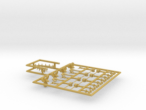 1/350 HMS Queen Mary Fittings in Tan Fine Detail Plastic