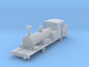 b-100-lswr-0415-radial-tank-loco-alt-boiler in Clear Ultra Fine Detail Plastic