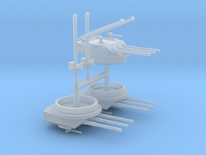 1/600 A-H Battle Cruiser Design Ia Armament-Cranes in Clear Ultra Fine Detail Plastic