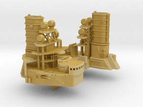 1/600 SMS Kaiserin Superstructure in Tan Fine Detail Plastic