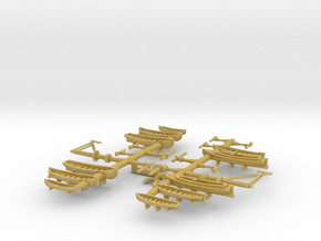 1/600 USS South Dakota (1920) Fittings in Tan Fine Detail Plastic