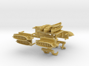 1/600 A-H Battle Cruiser Design Ic Fittings in Tan Fine Detail Plastic