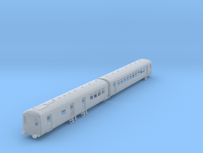 o-148fs-lner-sentinel-d99-100-twin-railcar in Clear Ultra Fine Detail Plastic