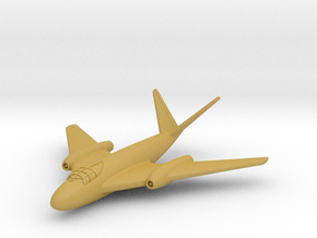 (1:144) Messerschmitt Me P.1101/92 (Mid-wing jet) in Tan Fine Detail Plastic