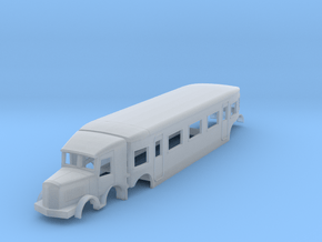 0-160fs-micheline-type-9-railcar in Clear Ultra Fine Detail Plastic