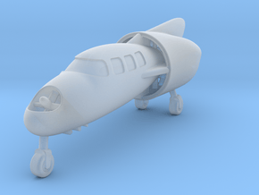 (1:144) Lippisch Twin Shroud Aerodyne in Clear Ultra Fine Detail Plastic