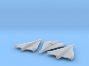 (1:144)(x3) Horten Supersonic Cruise Missile in Clear Ultra Fine Detail Plastic